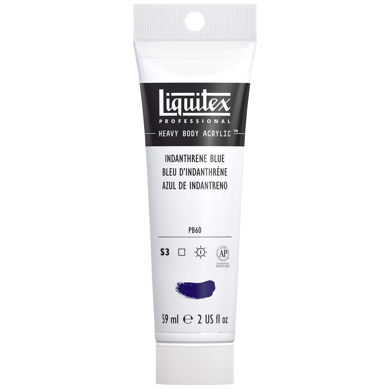 Peinture acrylique d'artiste à haute viscosité Heavy Body Acrylic de Liquitex, 59 ml